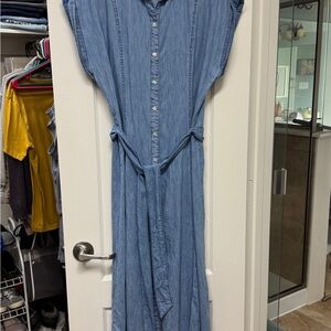 GAP Light Blue Denim Dress
